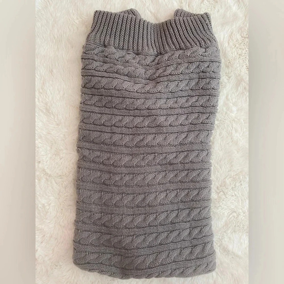 Baby Sherpa cable knit Sleeping bag/ Swaddle blanket NWOT - Picture 2 of 9